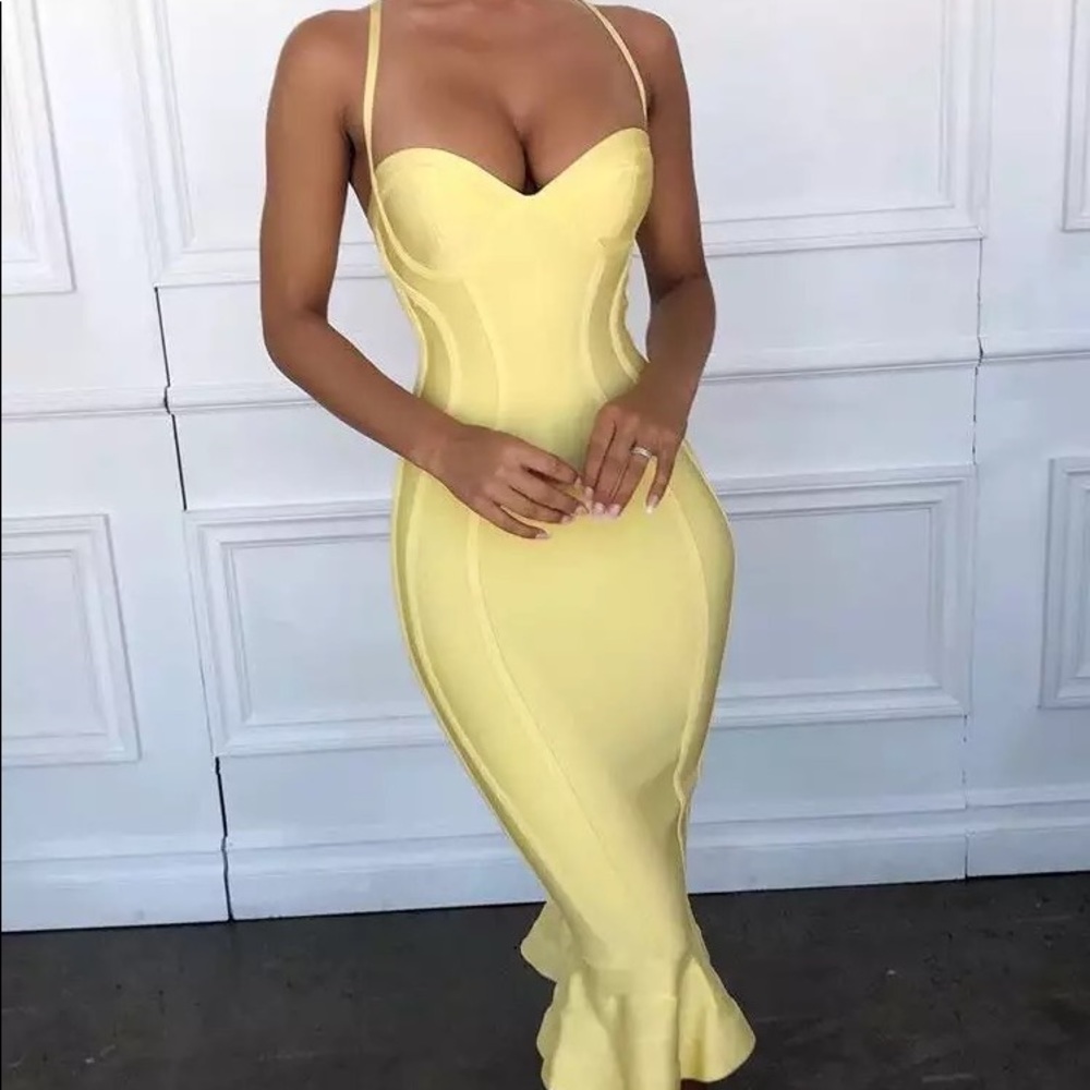 Bandage dress knee length